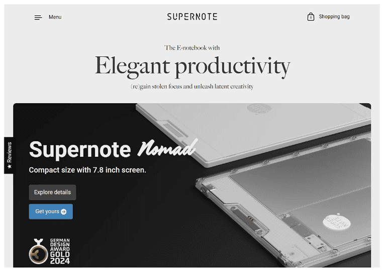 Supernote Review 2024: Best E-ink Tablet for Note Taking?